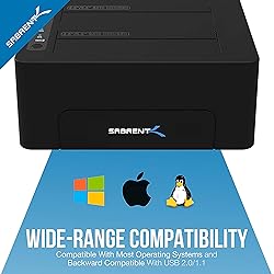 SABRENT USB 3.0 to SATA Dual Bay External Hard