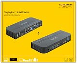 DeLOCK DisplayPort 1.4 KVM Switch 8K 30Hz USB 3.0 Audio 2 Port view 4