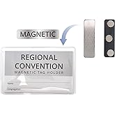 JW Magnetic Badge Holder - Pack of 2 - for Jehovah's Witnesses Convention