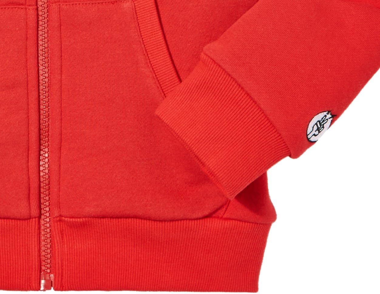 Kid Nation Kids Soft Brushed Fleece Zip-Up Hooded Sweatshirt Hoodie for Boys or Girls 4-12 Years: Clothing