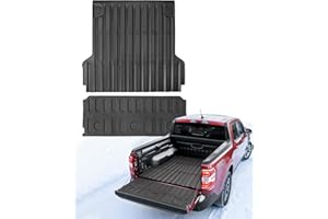 for Ford Maverick 2022-2025 Floor Mats Truck Bed Mat Tailgate Mat All Season Weather Heavy Duty TPE Rubber Waterproof Anti-Sl