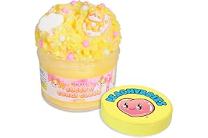 Peachybbies Sleepy Corgi Cloud, Made in USA Premium Slime Scented Slime, 7 oz.