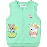 Mud Kingdom Little Boys Girls Vests Outerwear Cute Cartoon Embroidery