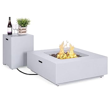 Best Choice Products 35x35in 40 000 Btu Outdoor Square Propane