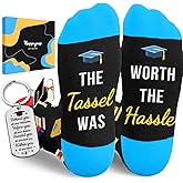 HAPPYPOP Graduation Gifts for Her Him - Funny Big Dill Pickle Graduation Socks for Graduate