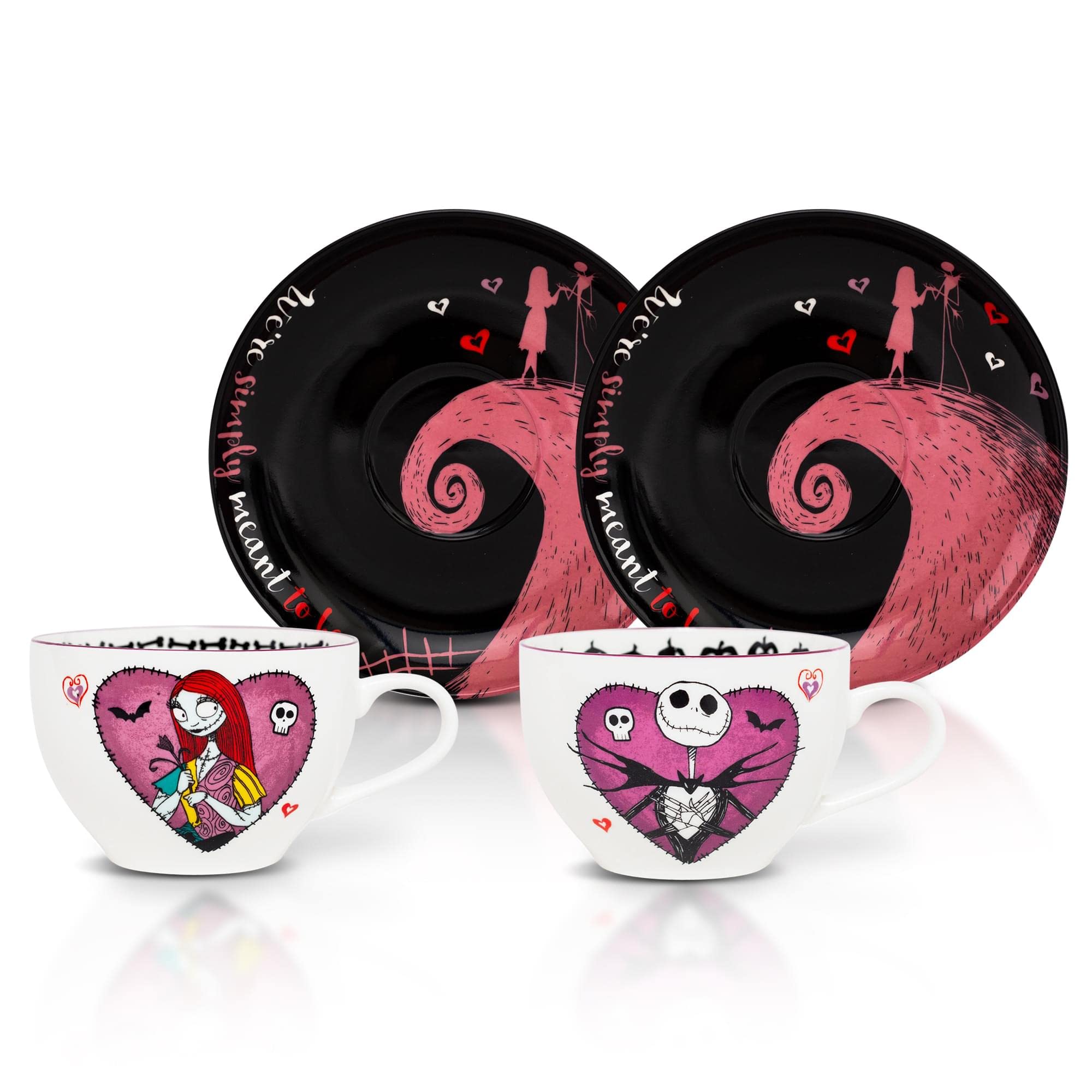 The Nightmare Before Christmas Disney Bone China Teacup and Saucer | Set of 2