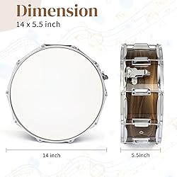 Ktaxon 14 x 5.5 inches Snare Drum Set, Marching
