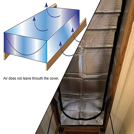Attic Stairs Insulation Cover 25 X 54 X 11 R Value Of 14 5 Attic Stairs Insulation Tent