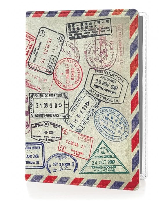 OPTEXX RFID Reisepass-Hülle TÜV geprüft & zerifiziert Grenzland Ausweis-hülle Schutzhülle Schutz-Etui Pass-hülle aus Vegi led