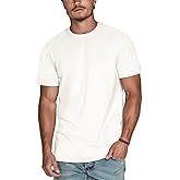 Zengjo Mens Crewneck T Shirts Relaxed Plain Soft Triblend Basic Tees
