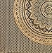 RawyalCrafts Original Gold and Black Ombre Tapestry Mandala Hippie Tapestry, Hippie Wall Hanging Tapestries, Bohemian Tapestries, Queen Mandala Home Decor