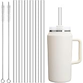 Diumepo Replacement Straw for Stanley 64oz Tumbler-12.2'' Extra Long Reusable Straw for Stanley Quencher H2.0 FlowState Tumbler