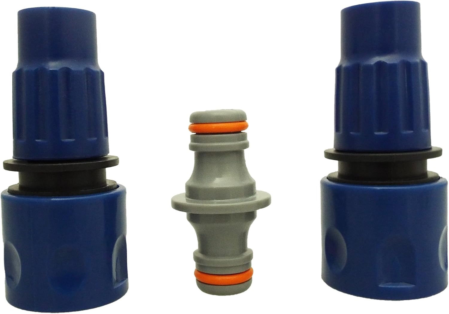 BLUE EXPANDING HOSE REPAIR/JOINER CONNECTOR Amazon.co.uk Garden