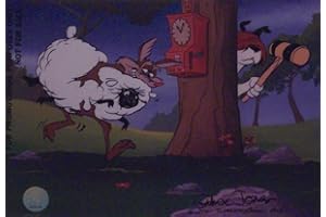 LOONEY TUNES Chuck Jones Artwork Depicting Sam Sheep Dog and Ralph Wolf. Ltd Print Matted to 8" x 10"