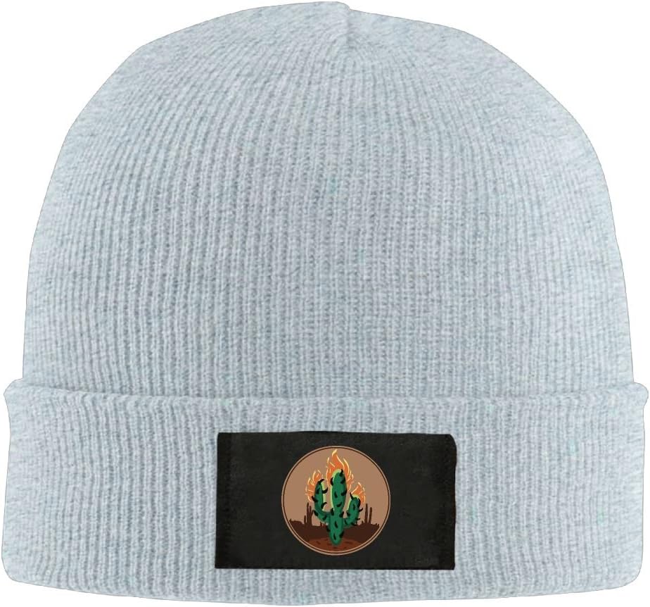 Wangjianhuan Travis Scott Rodeo Cactus Hunting Unisex Warm Winter Hat Knit Beanie Skull Cap Cuff Beanie Hat Winter Hats