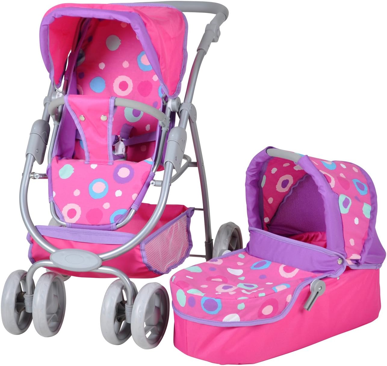 Knorrtoys 90715 knoortoys Doll Carriage Coco-Pink Splash