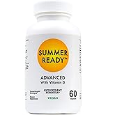 Summer Ready Advanced Skin Care Antioxidant Supplement Capsules - Vitamin D3 5000IU Plus Nicotinamide/Niacinamide/Niacin 500mg (Vitamin B3) and Polypodium Leucotomos (Fern Extract) 480mg