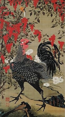 驚くばかり壁紙 高 画質 伊藤 若冲 最高の花の画像