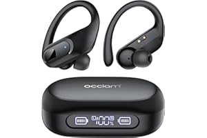 OCCIAM AI Translation Earbuds Real Time, 164 Language Translator Earbuds, 96H Playtime Translation Headphones, Noise Canceling, Audifonos Traductores Inglés Español for Business Meeting Travel Learning