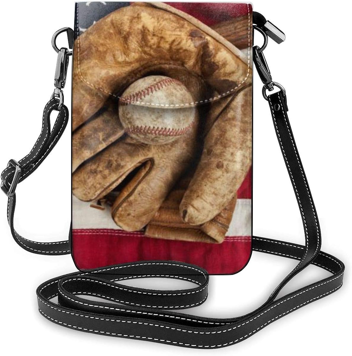 baseball crossbody purse