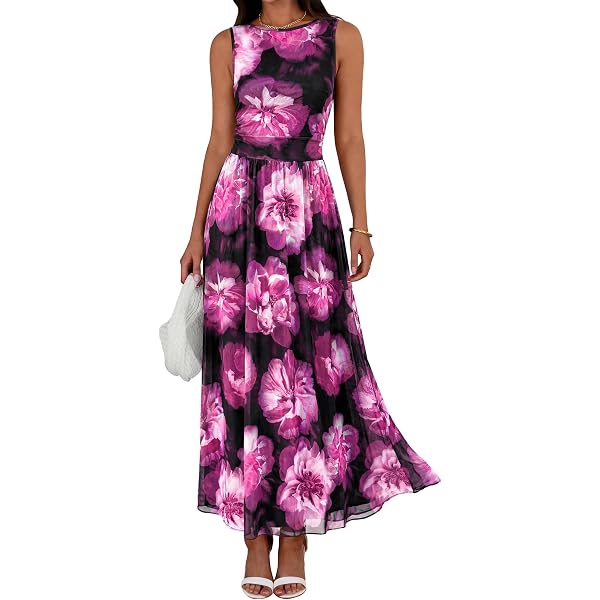 Amazon.com: Women Lace Dress Sexy See Through Sheer Mesh Floral Patchwork  Long Dress Split Sleeveless Cover Up Maxi Dresses,Black,S : Clothing, Shoes  & Jewelry