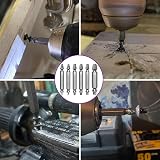 YURINWOO 9Pcs Damaged Screw Extractor Set 63-65HRC HSS 6542 Twist Drill view 4