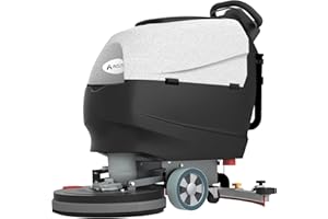 AIOLITH AF2013 Walk-Behind Floor Scrubber, 20" Path, 5H Runtime, 34,000 ft²/h Efficiency, Lithium Battery, Built for Long-Term Value, Lightweight & Easy to Operate, Quiet for Schools, Stores & Offices