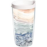Tervis Kelly Ventura Drift Made in USA Double Walled Insulated Tumbler Travel Cup Keeps Drinks Cold & Hot, 16oz, Classic