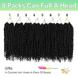 Passion Twist Crochet Hair 12Inch Passion Twist