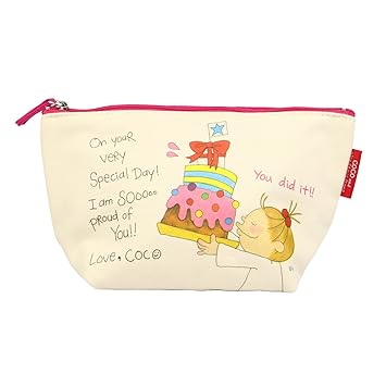 Amazon ココちゃん グリーティングライフ 台形 ポーチ ピンク Ryz