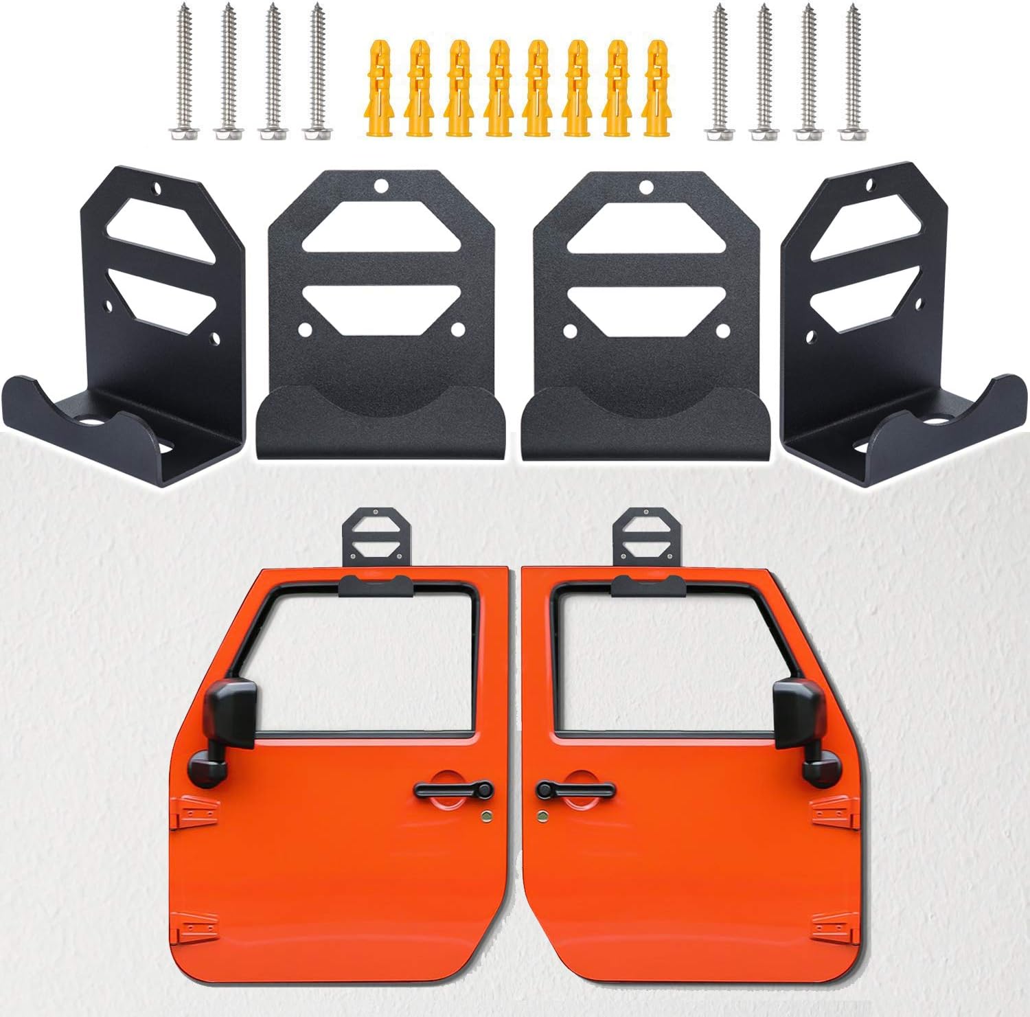 Sunluway Door Hanger for Jeep Wrangler CJ YJ TJ LJ JK JKU