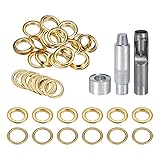 HARFINGTON 20pcs Grommet Tool Kit 20mm Copper