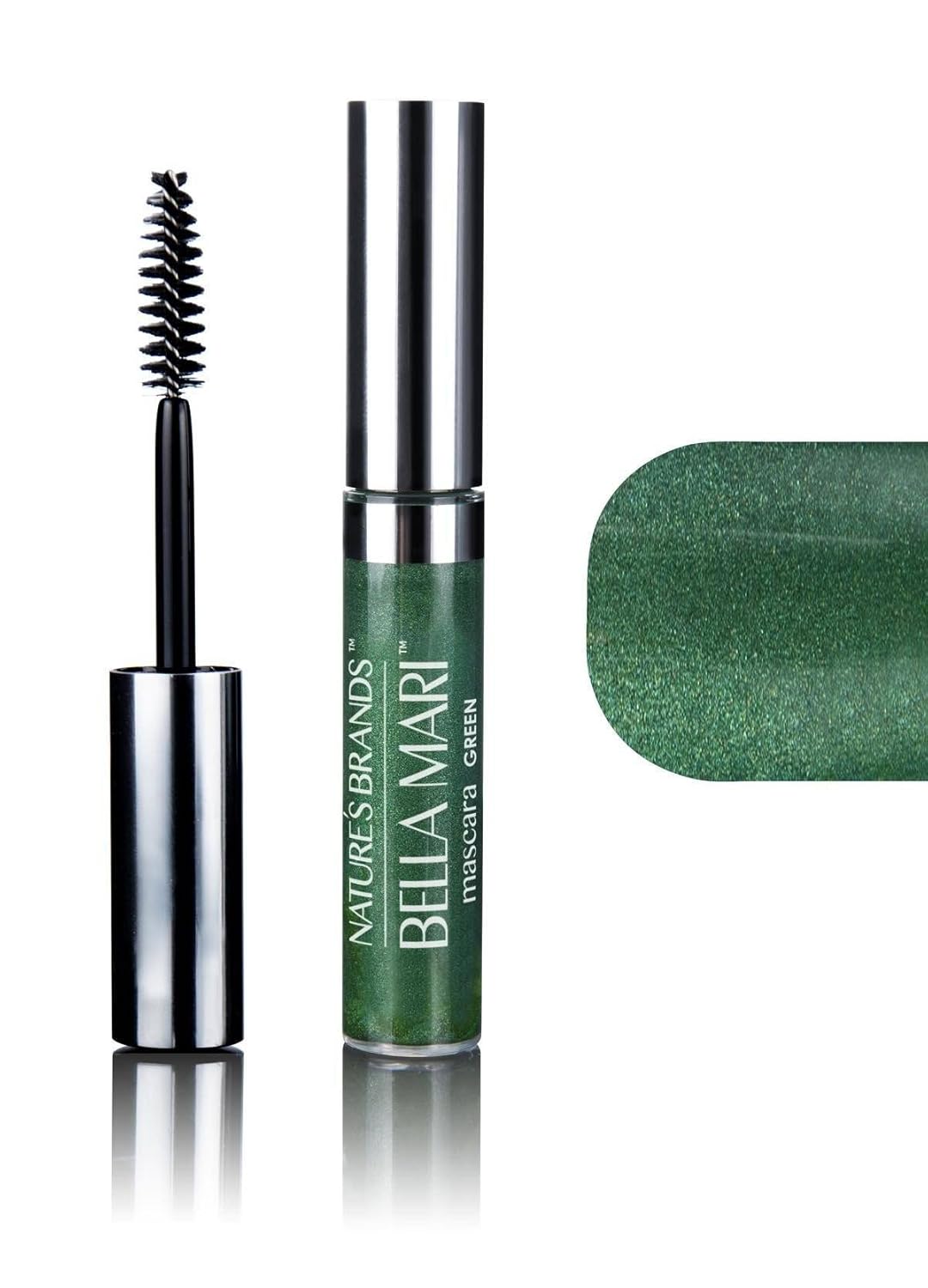 Bella Mari Natural Mascara, Green; 0.4oz