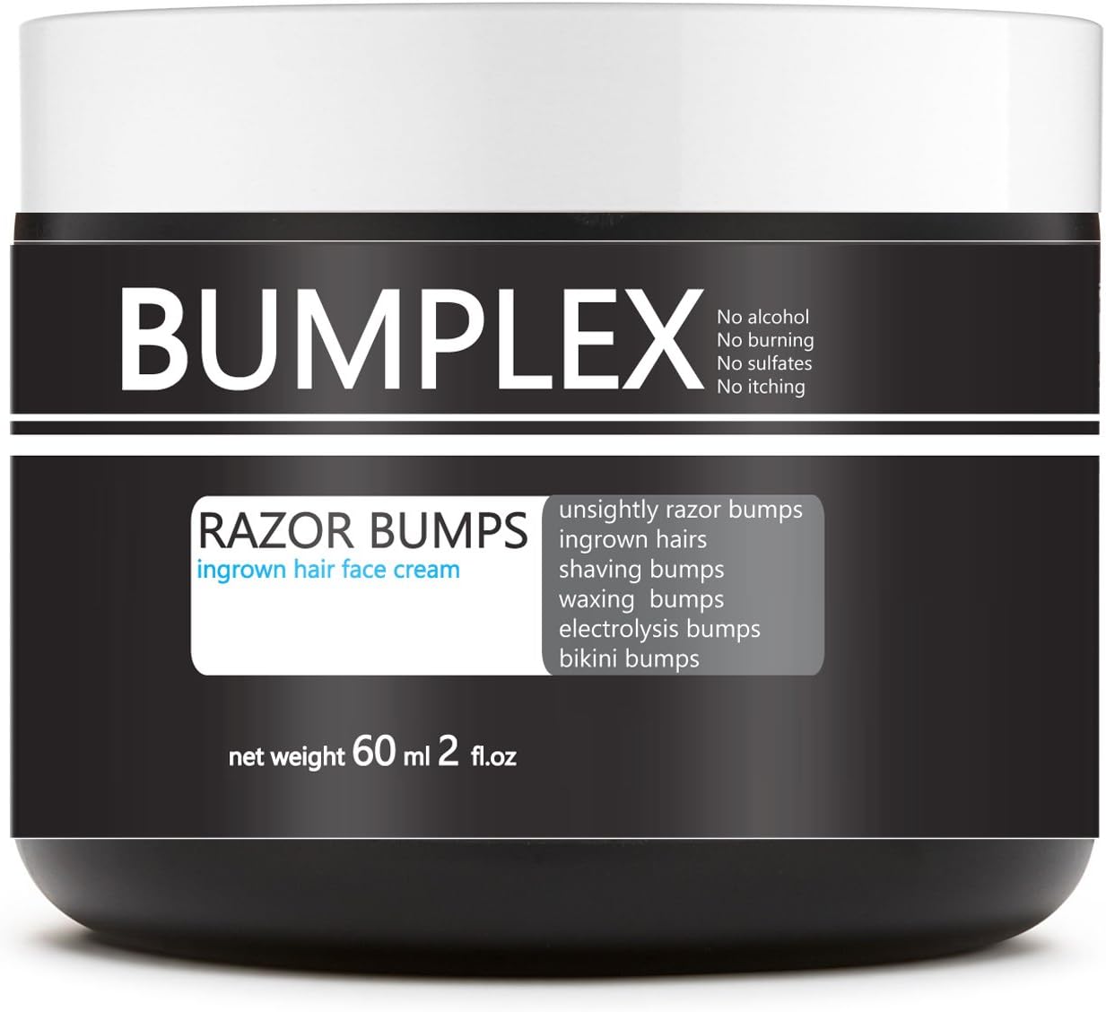 Amazon Com Bumplex Razor Bump Ingrown Hair Cream Razor Burn