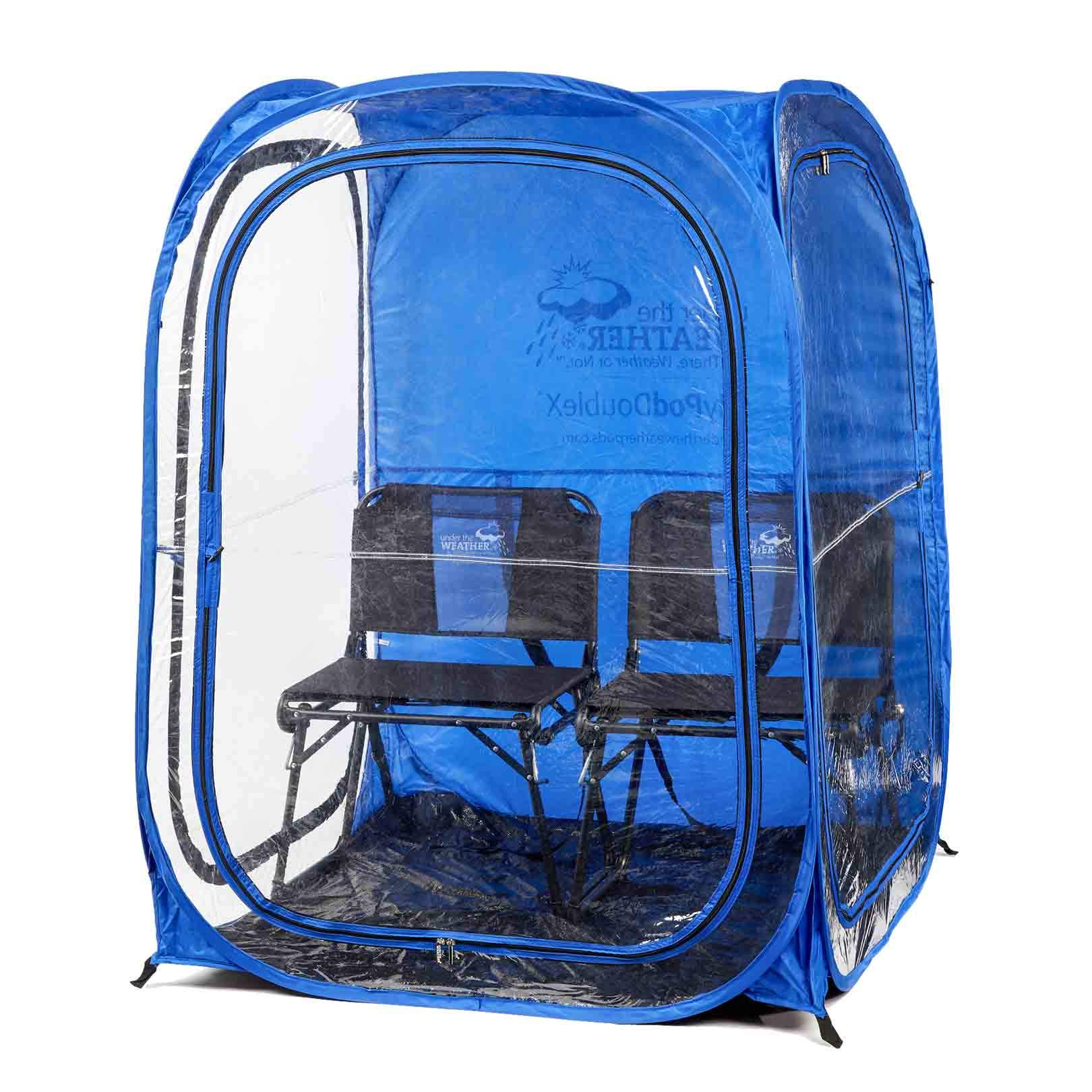 Under the Weather MyPodDoubleX 2 Person Pop-up Weather Pod. The Original, Patented WeatherPod