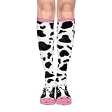 Benefeet Sox Women Girls Cute Knee High Print Socks