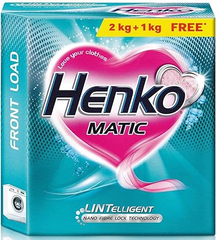 Henko Matic Front Load Detergent-2 kg with Free 1kg