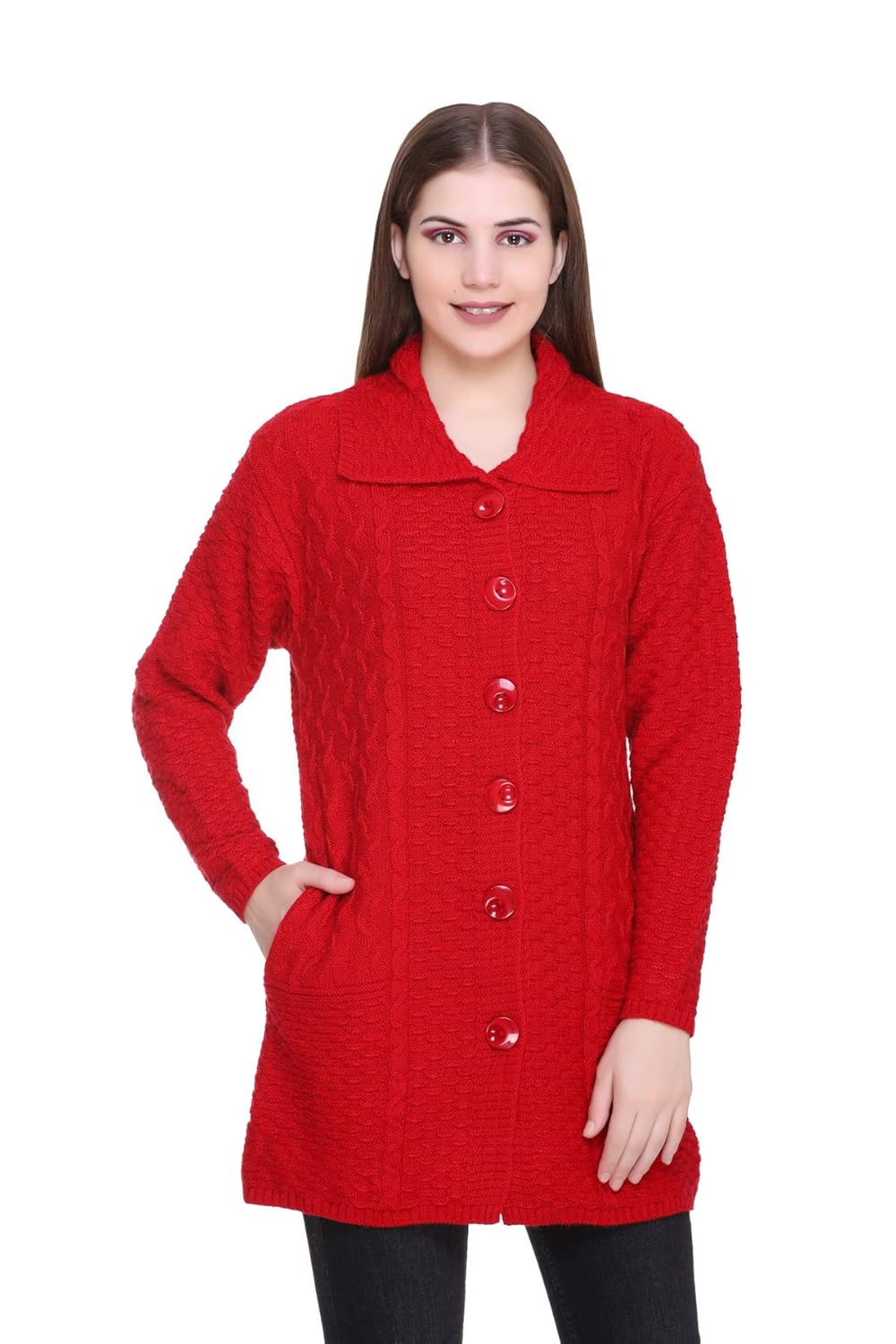zoravie women's winter woolen coat