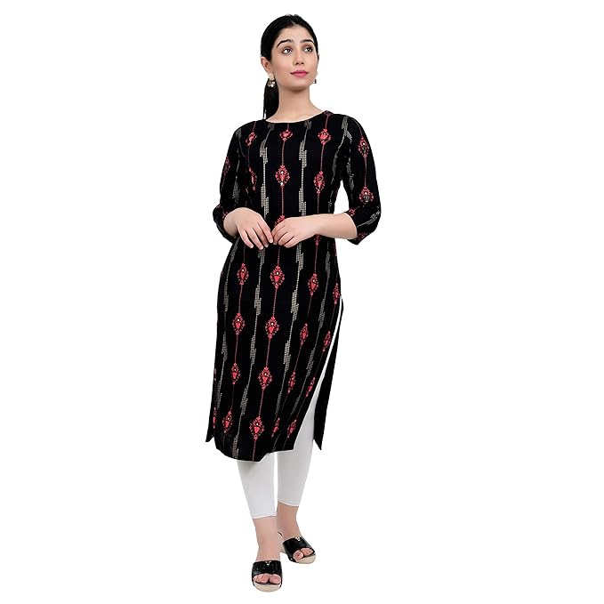 Cotton Slub Printed Kurti for Women