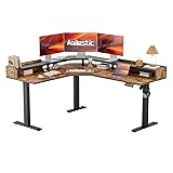 Agilestic L Shaped Standing Desk, Adjustable Height