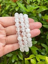Clear Quartz Crystal Bead Bracelet 8mm, Wholesale
