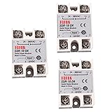 3pcs SSR-10DA Solid State Relay Single Phase
