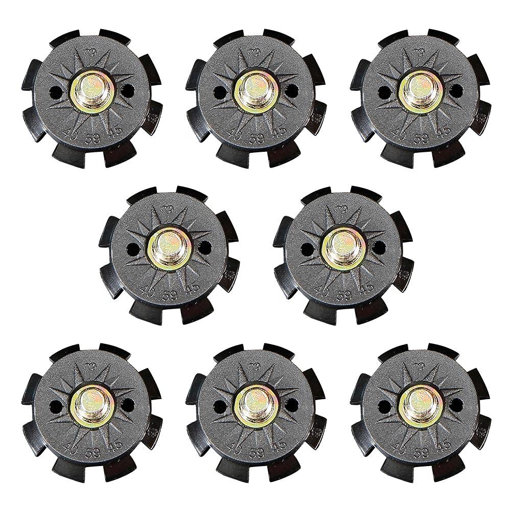 RiToEasysports 10Pcs Shoe Spikes, High Strength Shoe Spikes Cleats Replacement Anti Skid Soft Spikes for Shoes