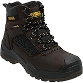 DEWALT Reynolds Men's Waterproof, Leather, Steel Toe, Safety Work Boot