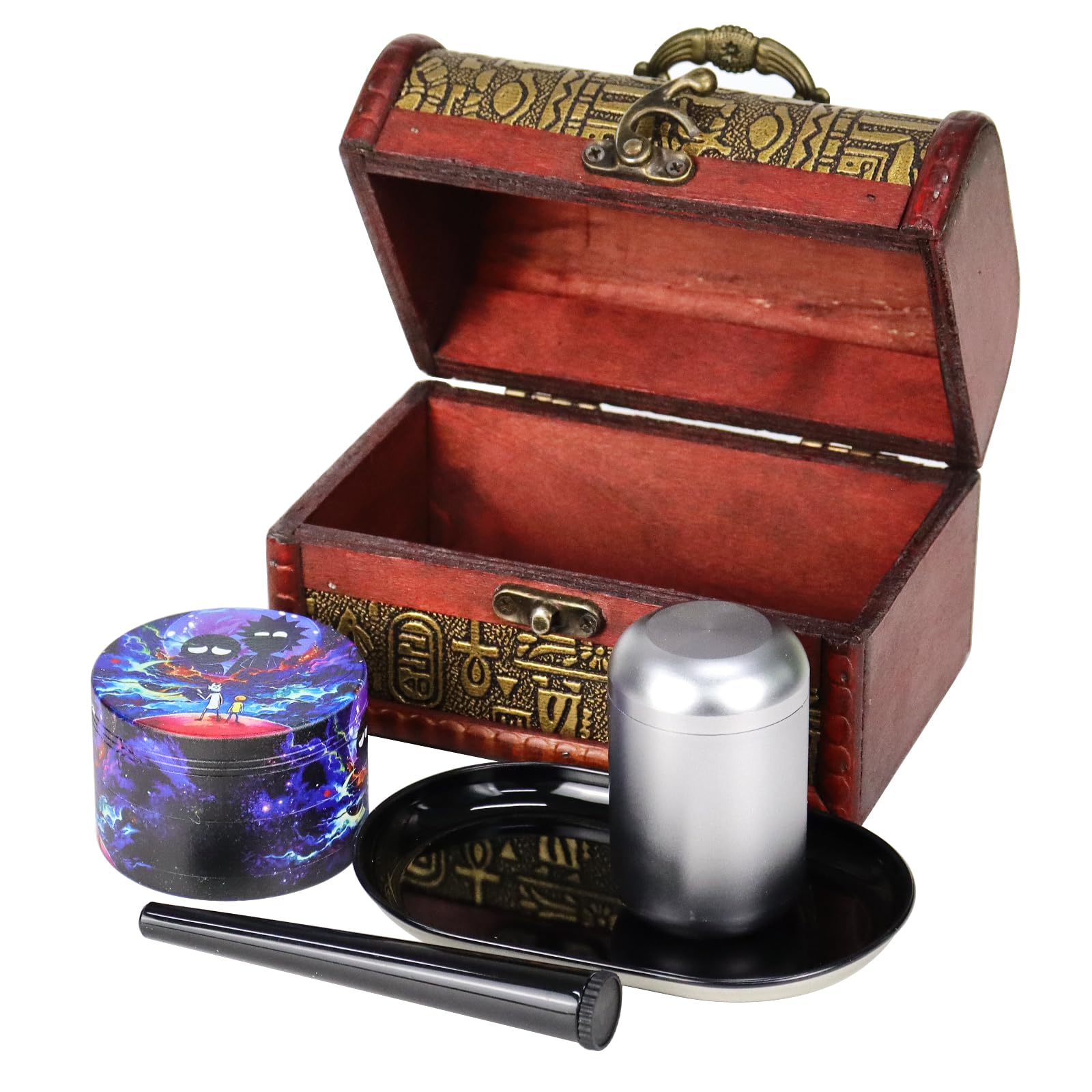 epzoee Retro Color Spice Grinder Kit with Accessories