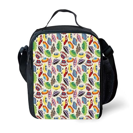 Amazoncom Iprint School Supplies Space Cartoon Drawing Of