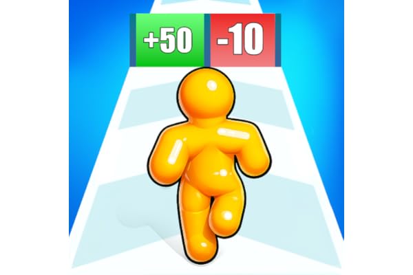 Tall and Thick Man Runner Race Challenge - Crazy Stickman Grow Thicker Running Games 2026