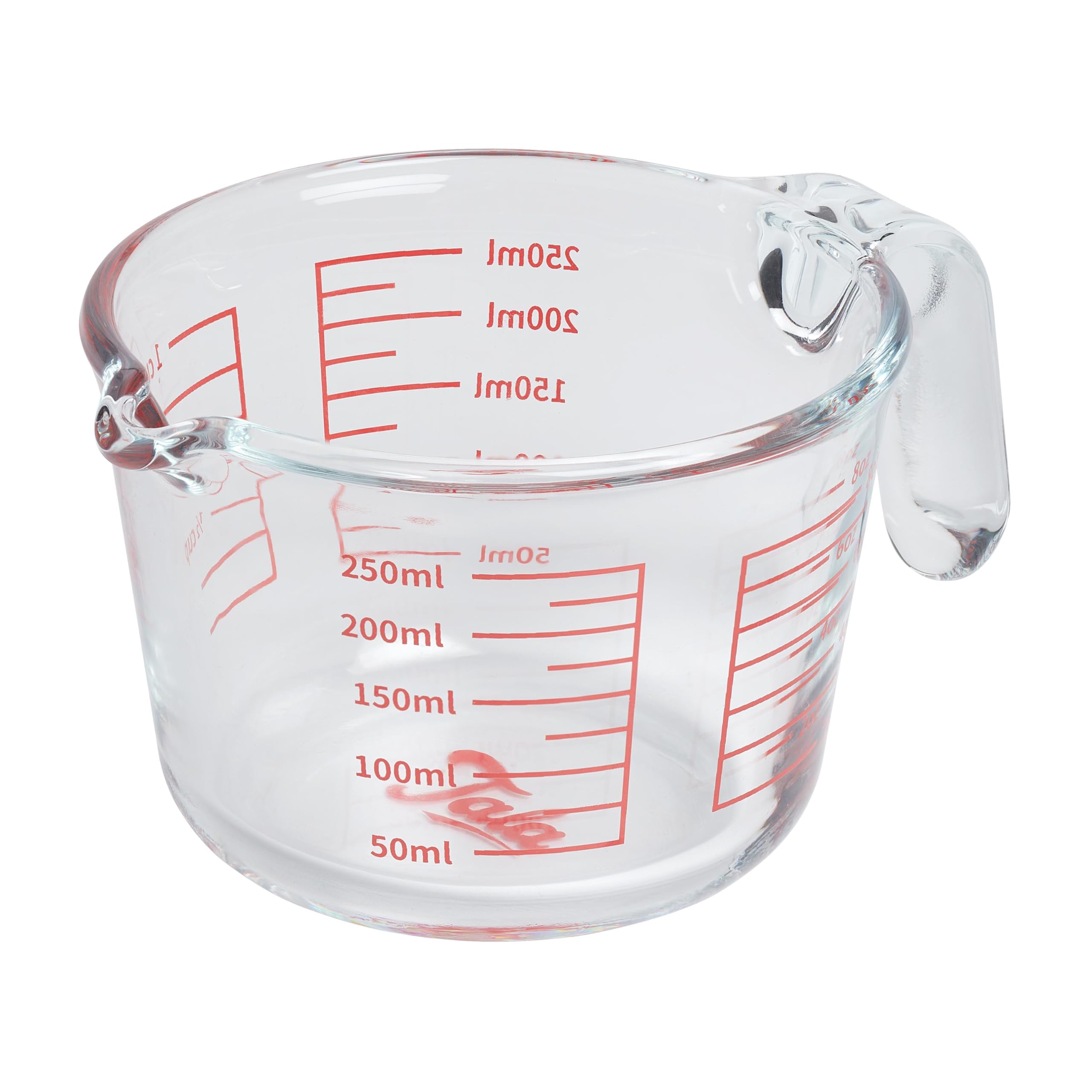 Tala 250ml Measuring Jug, Clear Plastic Jug with Easy-Read Measurements, Ideal for Baking, Cooking & Portioning, Lightweight, Durable & Dishwasher Safe