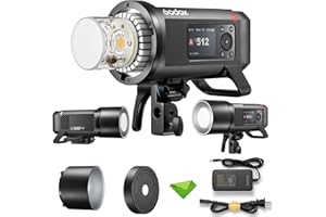 GODOX AD600ProII AD600 Pro II 600Ws 2.4G TTL Flash Speedlight, GN87 1/8000 HSS, 40W Bi-color Modeling light, Monolight Strobe Flash for Canon, Sony, Nikon, Fuji, Olympus, Panasonic(AD600 Pro Upgraded)