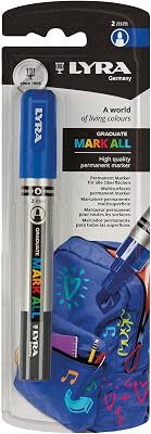 Rotulador permanente azul, blíster, 1 unidad